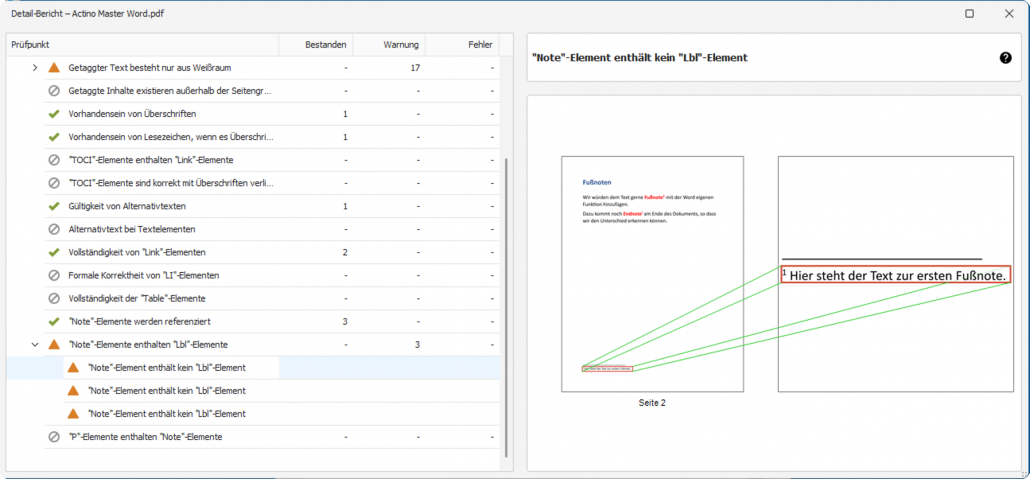 PAC Quality Note No Lbl